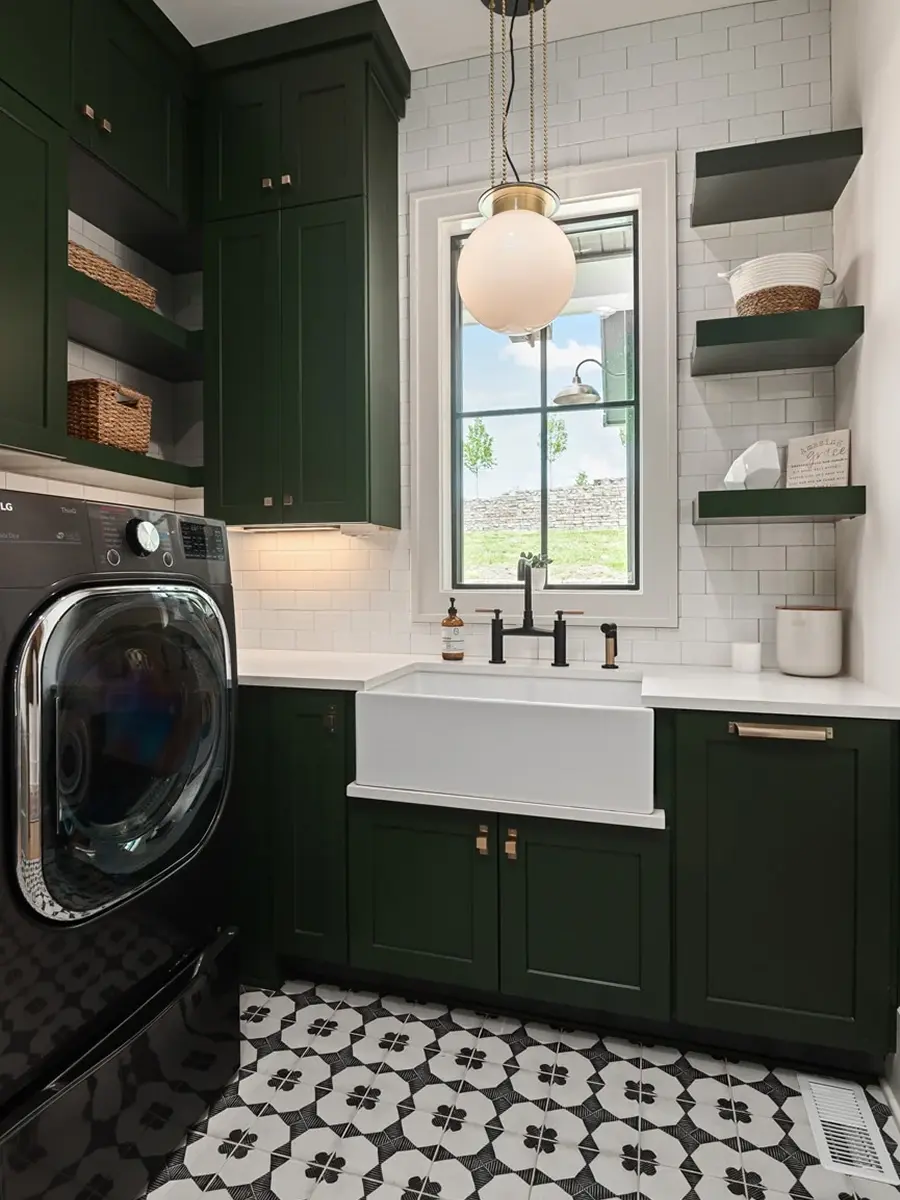 Luxury bathroom with freestanding tub